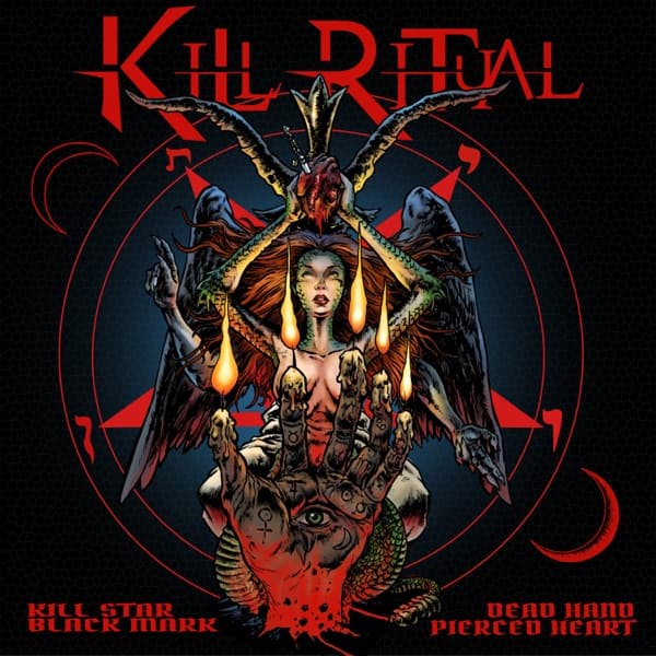 Kill Ritual - Kill Star Black Mark Dead Hand Pierced Heart Kill Ritual - Kill Star Black Mark Dead Hand Pierced Heart